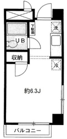 メゾンエスポワールの物件間取画像